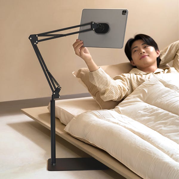 신지모루 맥세이프 자바라거치대 침대 M 폰태블릿 마그네틱 핸드폰 태블릿 스탠드