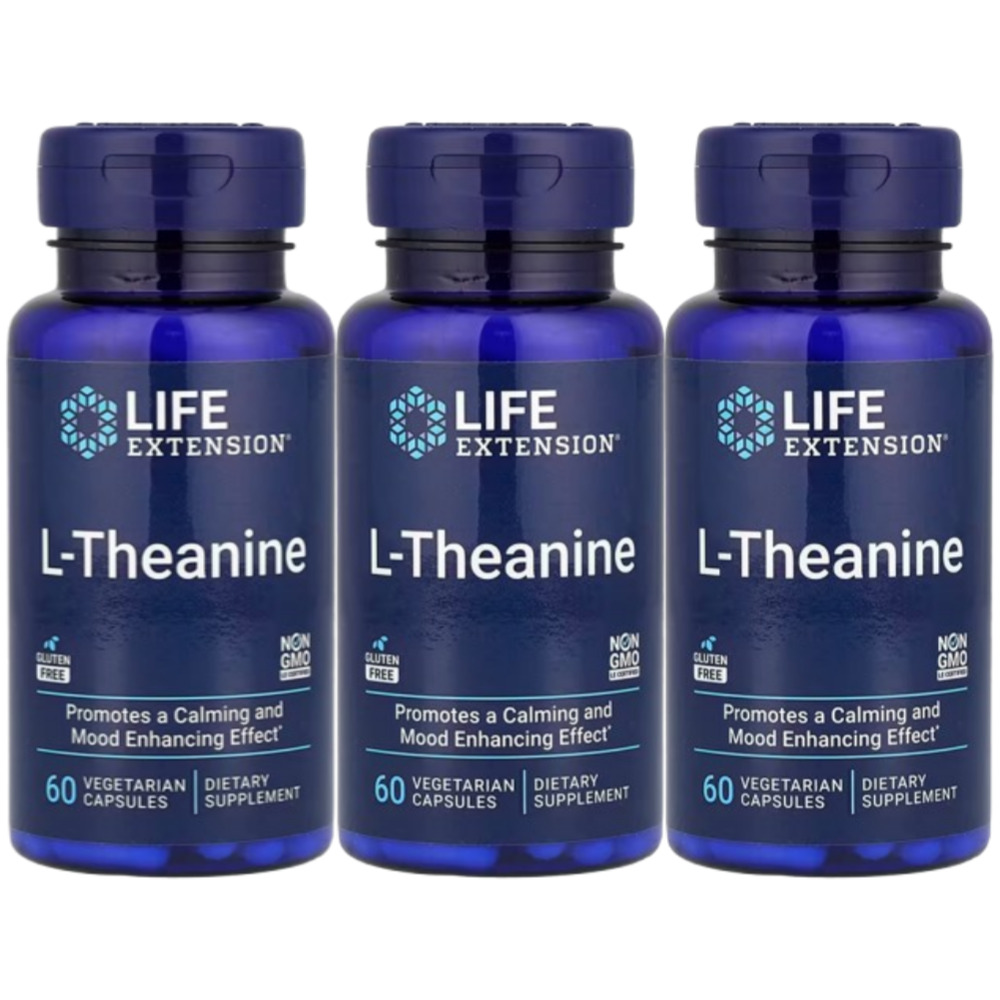 라이프익스텐션 L-<b>테아닌</b> 100mg 60정 3개