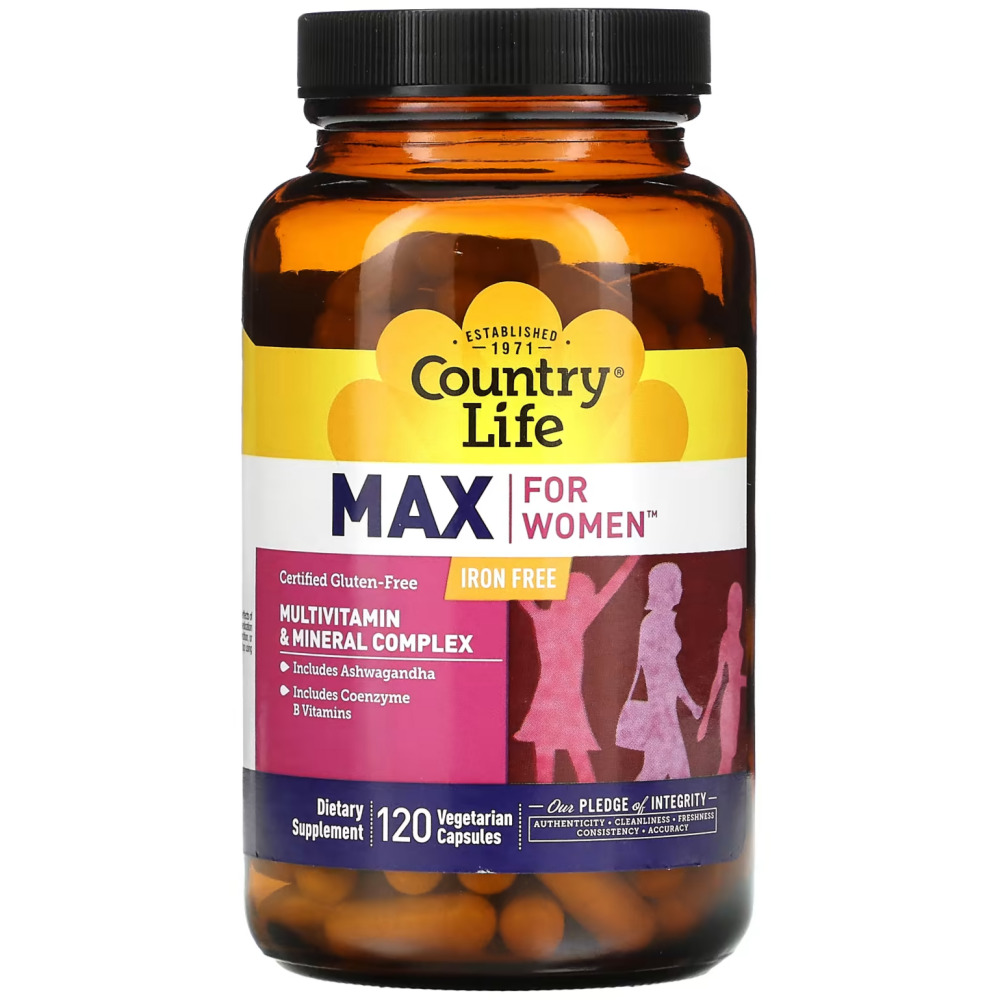 <b>컨트리라이프 맥스 포 우먼</b> 멀티비타민 Max for Women 120정
