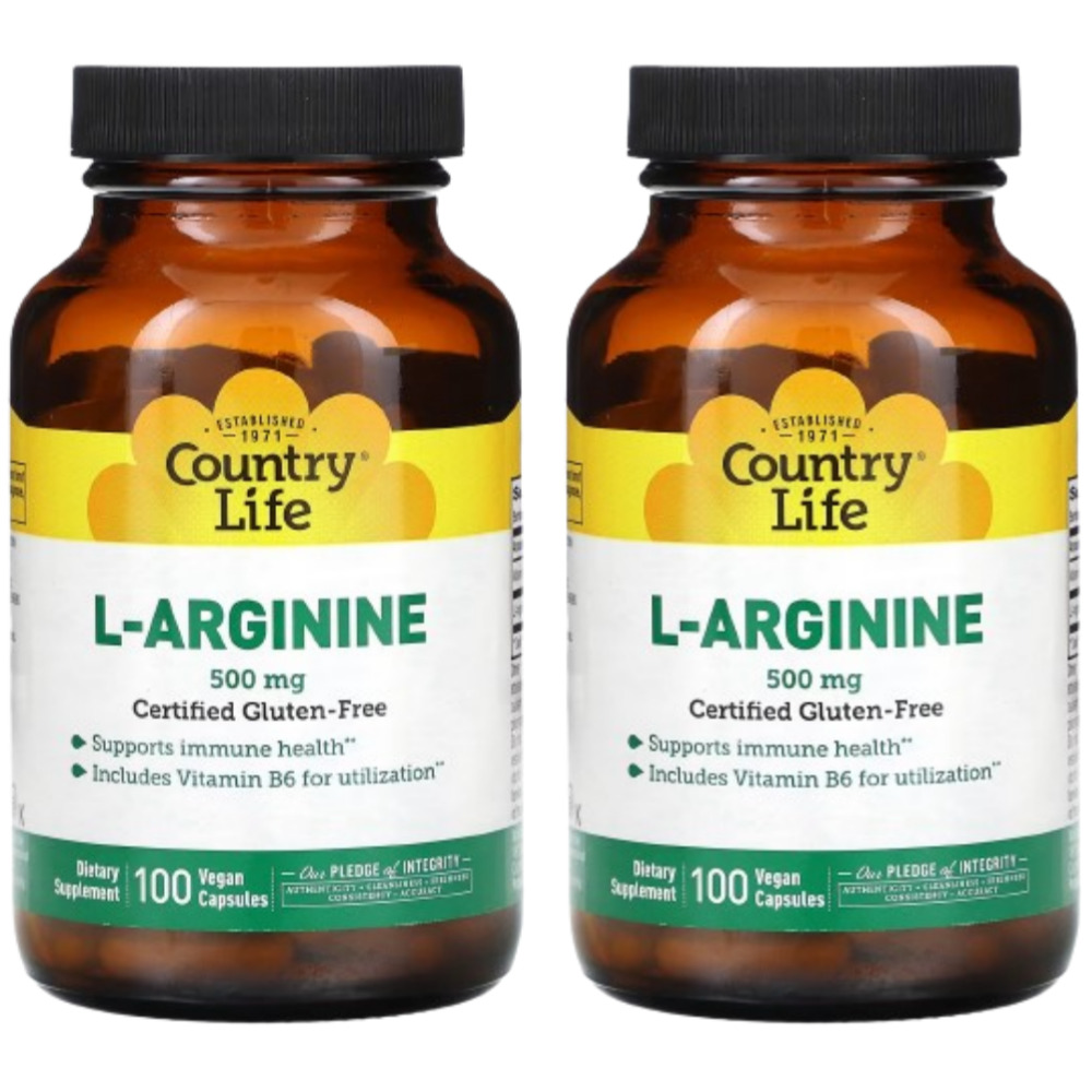 <b>컨트리</b>라이프 <b>L-아르기닌</b> Arginine 500mg 100정 2개
