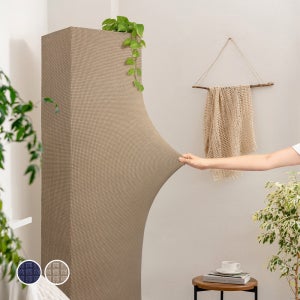 더자리 올인원 퍼펙트핏 원형 사각 에어컨커버 스탠드형