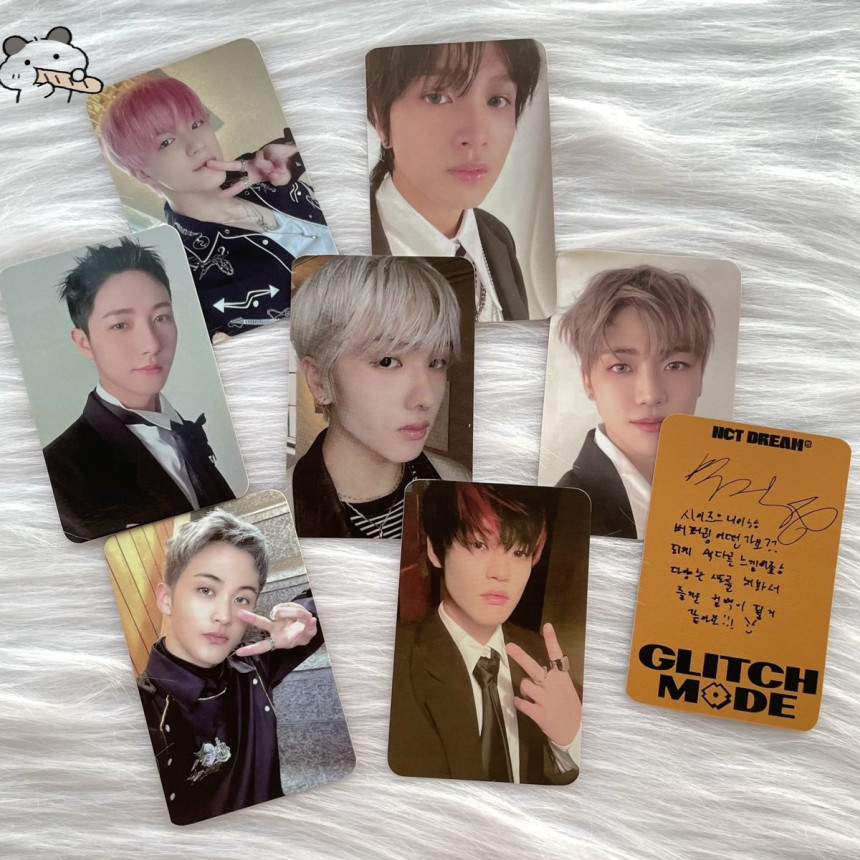NCT Dream 드림팀 굿즈 포커 정규 2집 Glith Mode 포카 박지성 이해찬 투카 포토카드 굿즈 21장