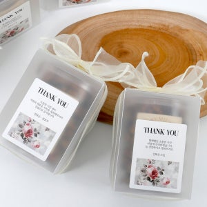 호두정과 답례품 돌잔치 결혼식 회사 결혼 연말 신년 선물 답례 리본장식O 호두강정