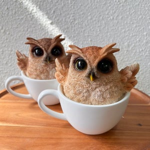 1+1 카페 부엉이 장식품 인테리어 집들이선물 개업선물 부엉이 소품 장식