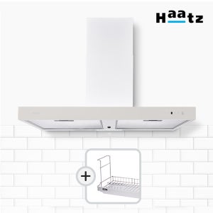 하츠 주방후드 모던스퀘어 화이트 MSH90-WHHZCI 침니후드 벽부착형 주방환풍기 교체