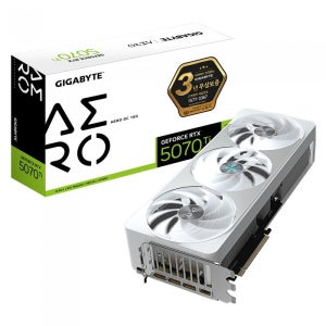 GIGABYTE 지포스 RTX 5070 Ti AERO OC D7 16GB 제이씨현 / MPS