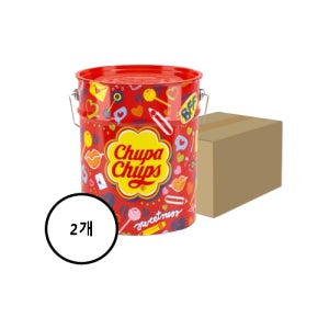 츄파춥스 팝아트틴 11g x 150개 x 2통(1Box) 대용량