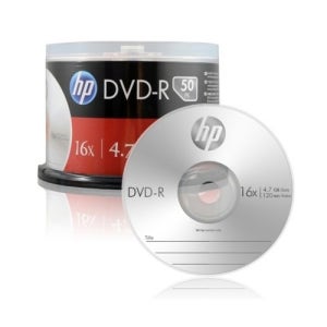 HP DVD-R 16X 50P 벌크 4.7GB 120min 1통