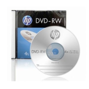 HP DVD-RW 4X 개별포장 4.7GB 120min 1갑 10개입