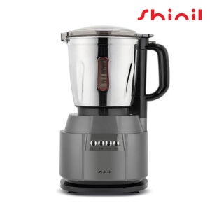 신일전자 믹서기 프리미엄 대용량 스텐 블렌더 마늘 박피 SMX-P400WNE 그레이