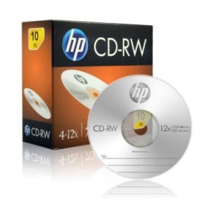 HP CD-RW 4-12X 10PK 700MB 80min 1갑 10개입