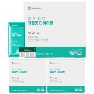 대웅생명과학 지엘풋 다이어트 GLP-1 유산균 건강기능식품 체지방감소 56캡슐, 3개