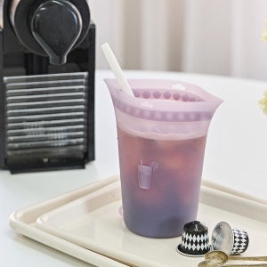 샐마 실리콘용기 컵백 휴대용 텀블러 450ml