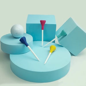 5개입 팔각정 실리콘 골프티 무저항 골프 티꽂이 팔각 고무 플라스틱