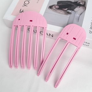 남자 여자 1초 셀프 앞머리 정수리 가르마 헤어 뿌리 볼륨업 고정 집게핀 구르프 빗 뿌리 살리기