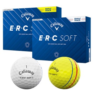 캘러웨이 ERC 소프트 트리플트랙 3피스 1더즌 12구 화이트 옐로우 골프공