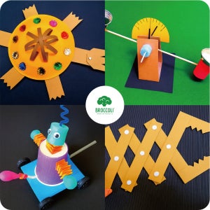 엄마표 어린이 뇌발달 손활동 만들기 미술놀이 4종 / 브로콜리뇌미술 C