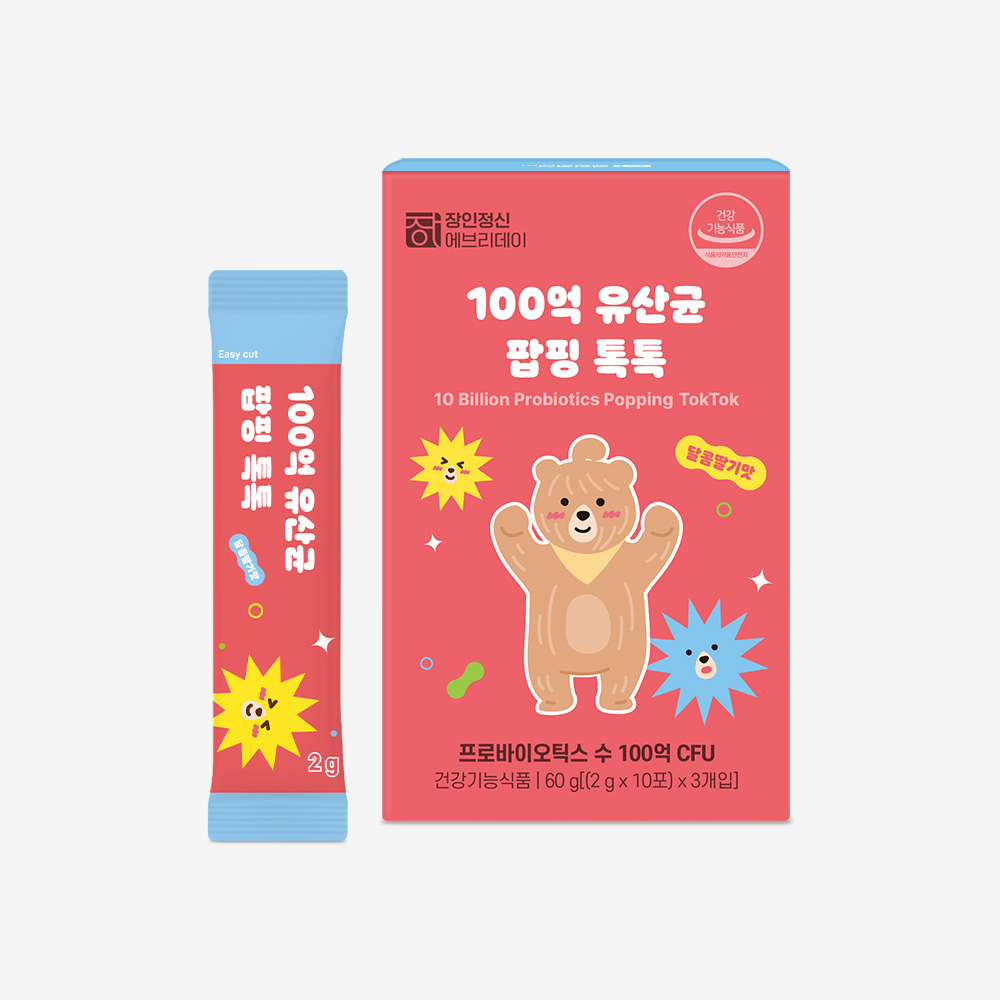 100억 유산균 팝핑톡톡 2gX30포 장인정신에브리데이