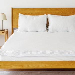 아이스론 쿨 냉감 밴드형 여름 침대 냉감패드+베게커버 세트 K x 침대패드+베개커버 2EA