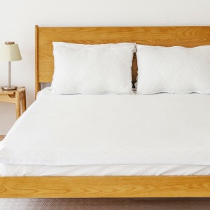 아이스론 쿨 냉감 밴드형 여름 침대 냉감패드+베게커버 세트 K x 침대패드+베개커버 2EA