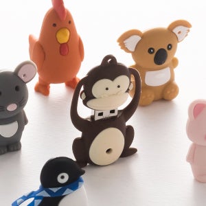 귀여운 동물모양 실리콘 USB 메모리 16GB