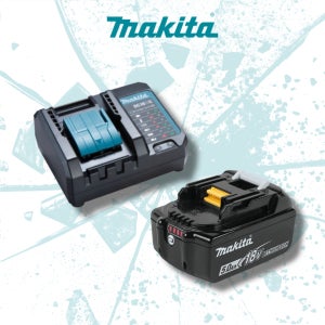 마끼다 DC18WC 18V 5.0Ah 배터리 1팩 충전기 세트 충전 정품 박스 포장