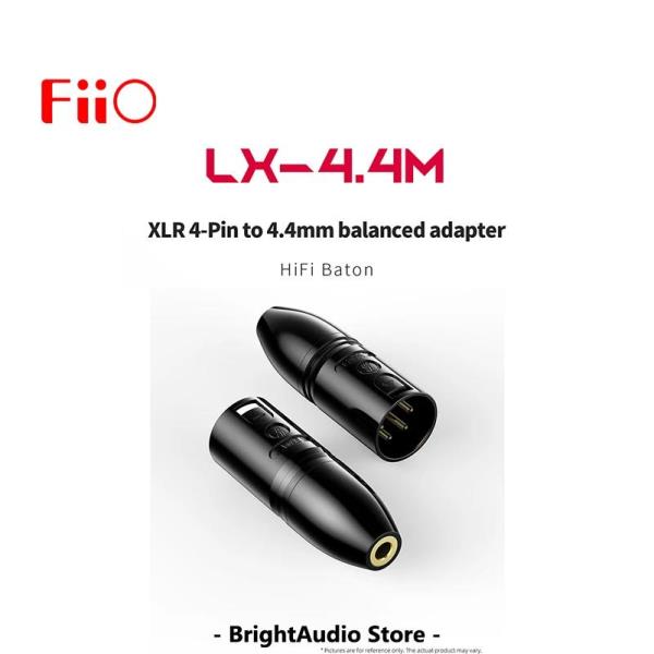 100% 호환 FiiO LX-4.4M XLR 4핀 수-AMP/DAC용 밸런스드 암 어댑터