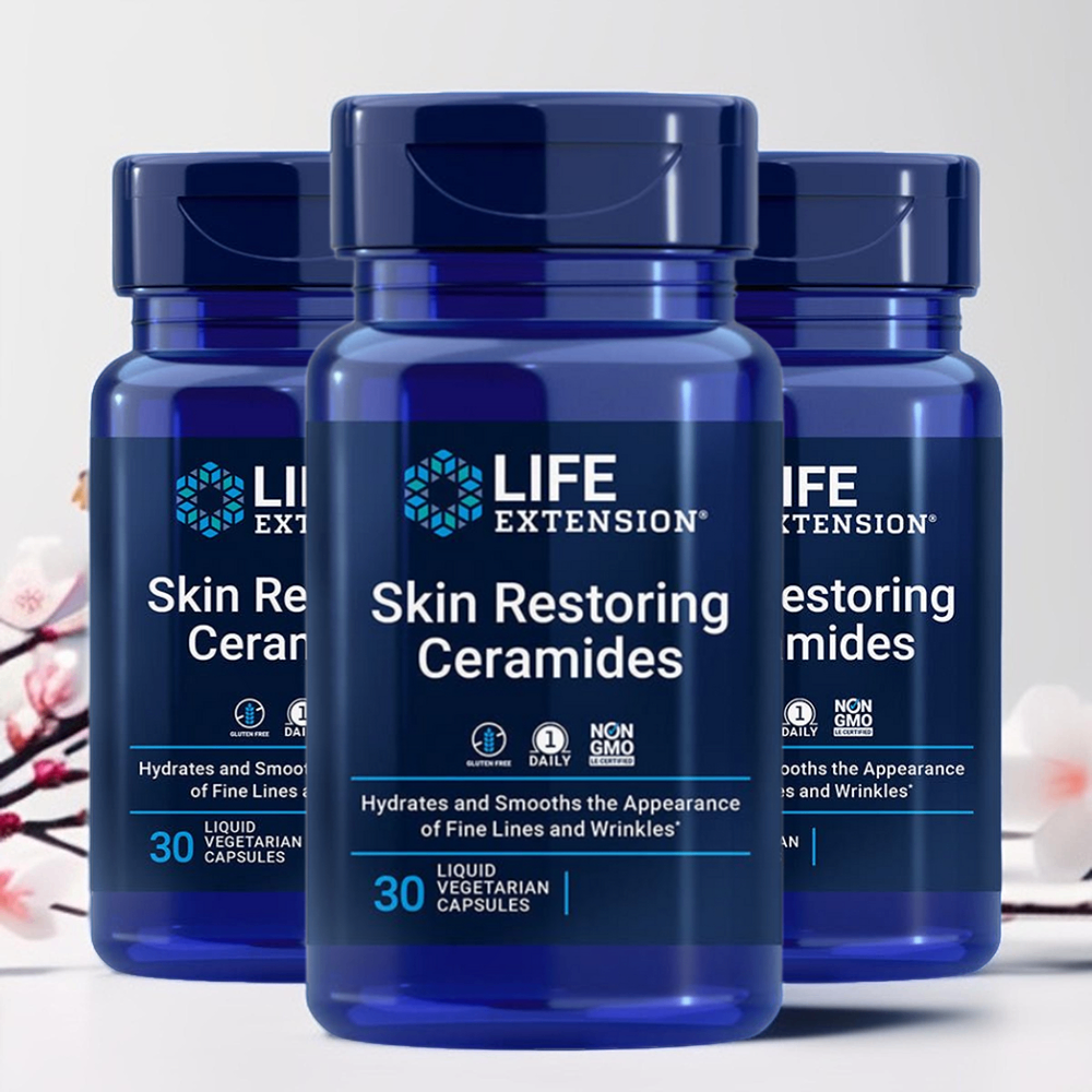 라이프익스텐션 스킨 리스토어링 <b>세라마이드</b> <b>세라티크</b> 30정 3세트