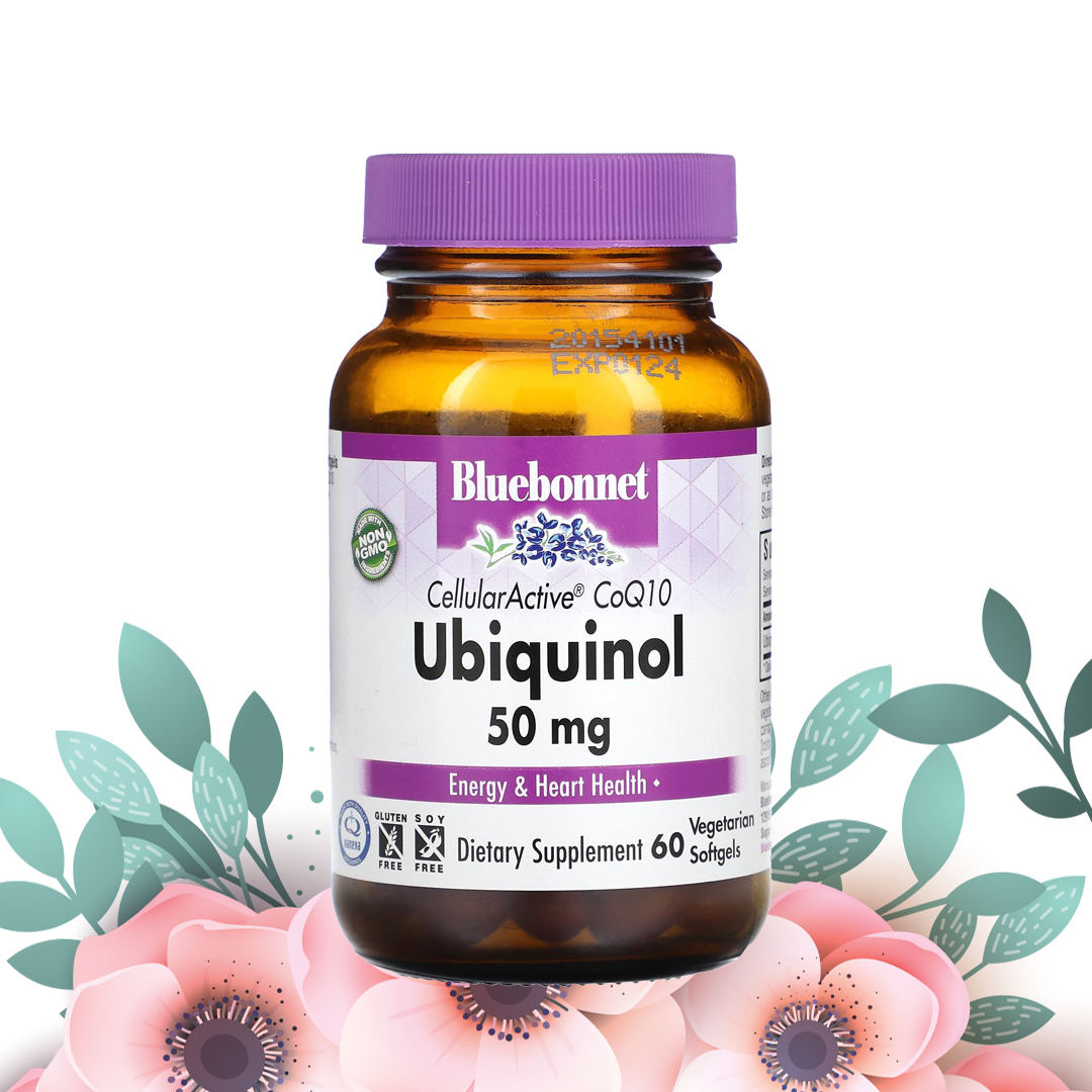 블루보넷 유비퀴놀 <b>코큐텐 50mg</b> coq10 코엔자임 60캡슐, 1개