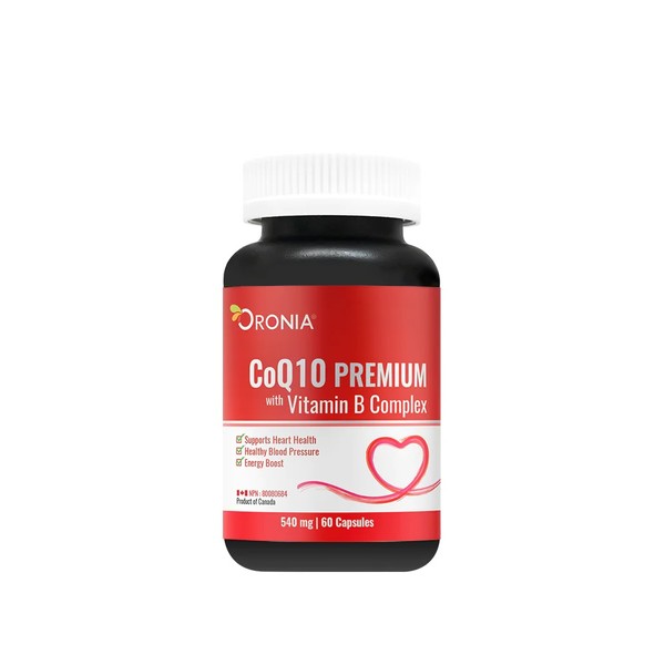 캐나다 오로니아 coQ10 코큐텐 프리미엄 비타민B 컴플렉스 540mg 60정 비타민비