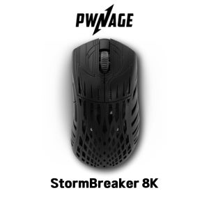 Pwnage 스톰브레이커 8K 게이밍 마우스 마그네슘 포니지 Black