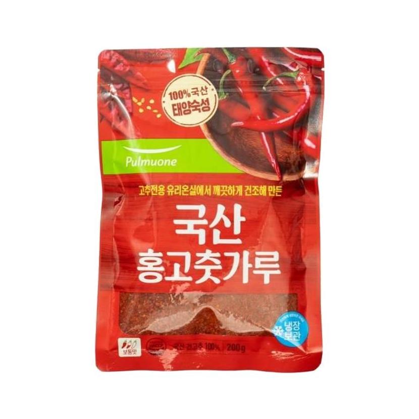 <b>풀무원</b> 국산홍고춧가루 깨끗하게 <b>건조</b>한 200g