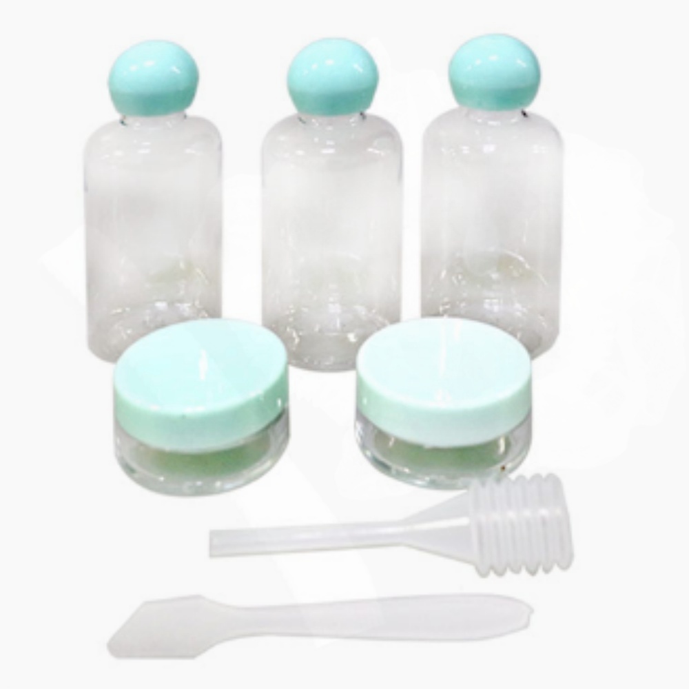 여행용 리필용기 5p 화장품 소분용기 휴대용 샴푸 공병