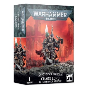 워해머 카오스 스페이스마린 CHAOS LORD IN TERMINATOR ARMOUR