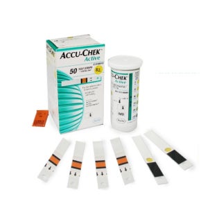 아큐첵 액티브 혈당스트립 검사지 체크 측정 시험지 50매 25년 11월