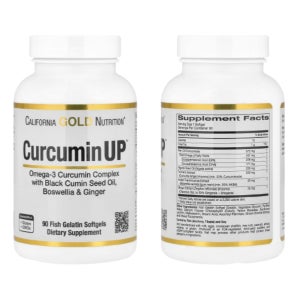 CGN 캘리포니아골드뉴트리션 커큐민 오메가3 90정