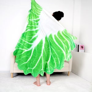 배추담요 귀여운 낮잠이불 극세사담요 무릎담요 겨울 이불담요 150cm