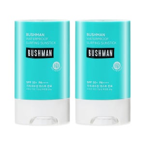 부쉬맨 워터프루프 서핑 선스틱 SPF50+ PA++++ 20g, 2개
