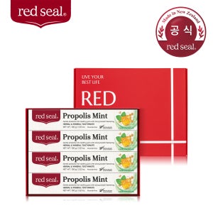 선물세트 레드씰 뉴질랜드 프로폴리스 민트 치약 코스트코치약 4개입