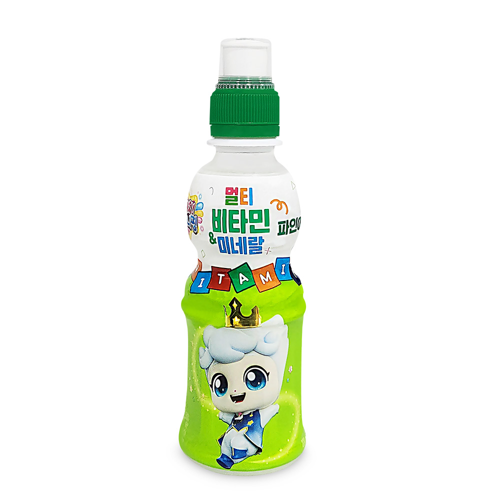 캐치티니핑 멀티비타민 미네랄 음료 어린이 간식 오로라핑 왕자핑 파인애플, 200ml, 1개