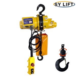 SY리프트 단상체인호이스트 DU-490S 490kg 유선리모컨 윈치