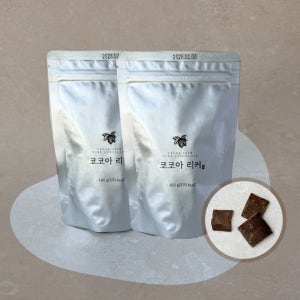 2팩 네덜란드산 무설탕 다크초콜릿 100% 100g 카카오매스 코코아리커 건강간식 델리시