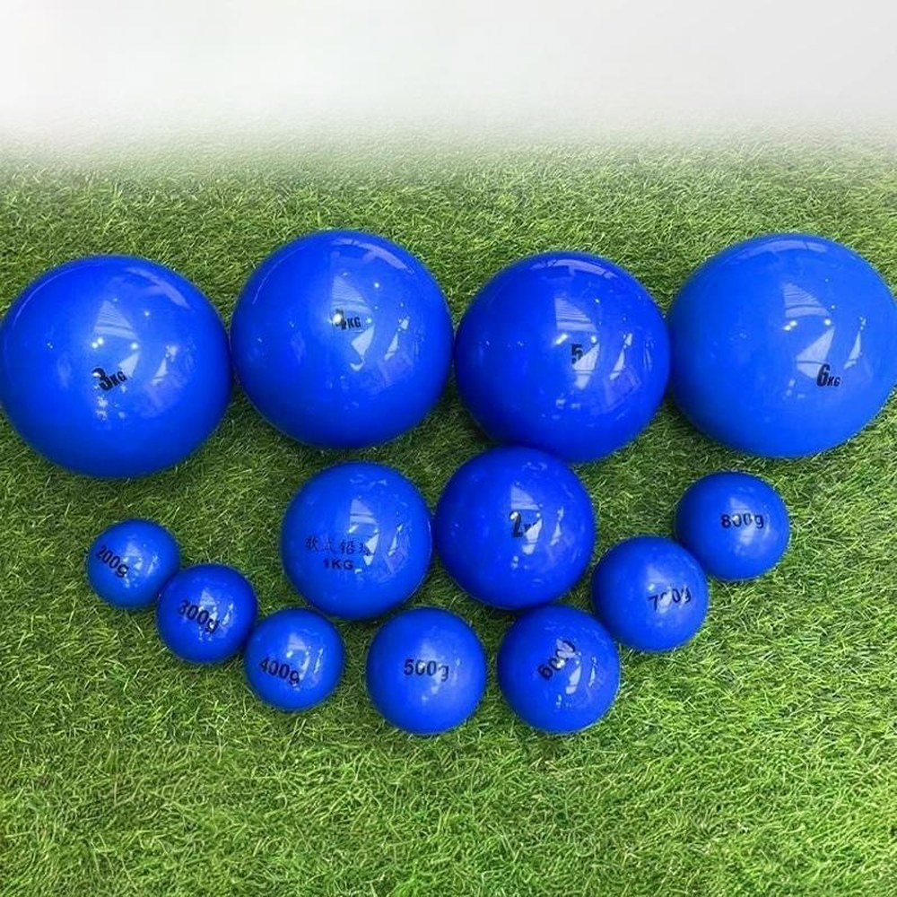 퓨어제이드스톤 시합 체육 학교 연습 실기 육상 훈련볼 무거운공 7KG 솔리드볼 5kg 입문용 1 투포환 200g