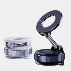 맥세이프 차량용 거치대 진공흡착 720도 3중 각도조절 대시보드 핸드폰 태블릿 자석