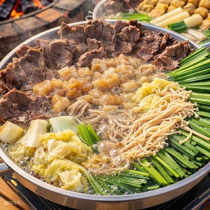 테오푸드 스지 아롱사태 수육 전골 밀키트 캠핑 음식 요리