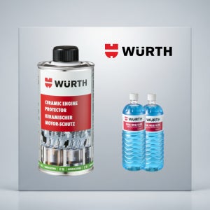 [워셔액2개추가기획] WÜRTH 뷔르트 세라믹 엔진코팅제 엔진오일 첨가제 프로텍터 450ml