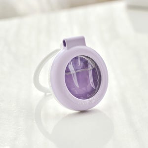 [팅커벨] 퍼퓸 서클 자석 걸이형 옷장 화장실 실내용 냄새 탈취제 방향제 라벤더 허브, 4ml, 1개