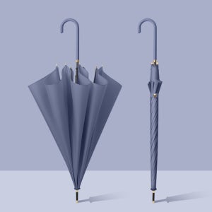 마이홈앳 튼튼한 16k 소프트 장우산 파스텔 접이식 우산 CT14088