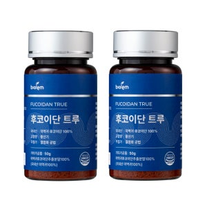 후코이단 트루 국내산 미역귀추출 후코이단100% 50g, 2개