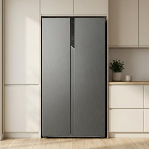 위니아 클라쎄 521L 대용량 RKE952SIS5MEV(AK) 양문형 2도어 냉장고 실버 저소음 설치포함